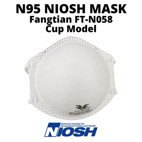 N95 NIOSH FT-N058 FANGTIAN PARTICULATE RESPIRATOR